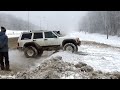 Затеяли рискованную авантюру, но до неё ещё надо доехать. Jeep Cherokee, Duster, Impreza, Нива, УАЗ