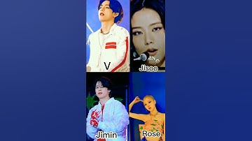 Your Favorite🔥😉 #vsoo #jirosé #jimin #rose #taehyung #jisoo #vmin #chaesoo