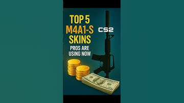 Top 5 M4A1-S Skins PROS Are Rocking in CS2! #cs2  #cs2skins  #counterstrike