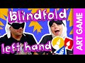 Left-Handed Blindfolded Drawing Challenge + Spotlight!