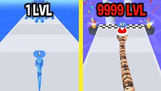 MAX LEVEL in Snake Run Race 3D Running Gameplay screenshot 5