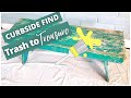 Trash To Treasure | Curbside Find | Furniture Flip Bench