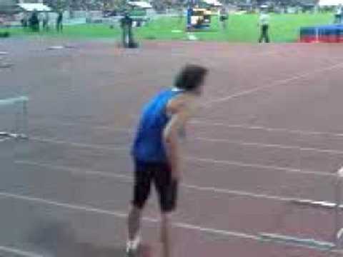 Ivan Ukhov drunk(?) before his last jump at Athletissima 08