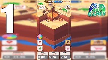 Idle Digging Tycoon Gameplay Walkthrough #1 (Android, IOS)