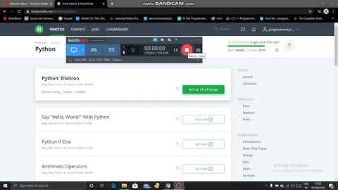 Hackerrank python series 4| Division