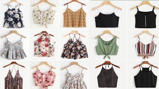 Latest top collections for girl #sleevelesscroptops #cami#topdesignforgirls #viralvideo2023