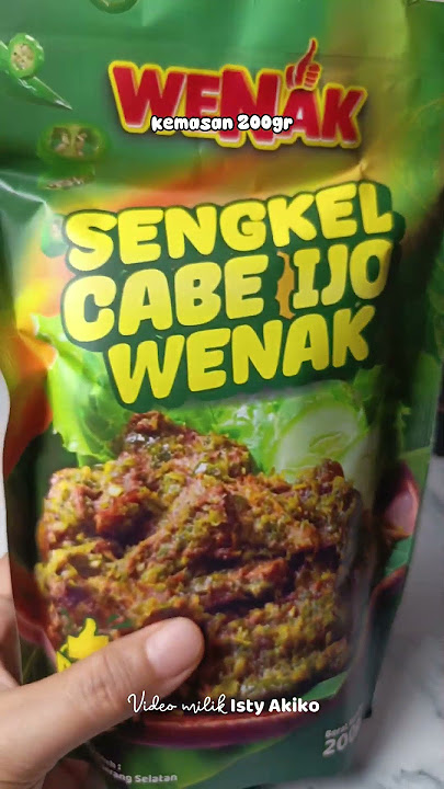 sengkel cabe ijo wenak #shortsvideo #racunshopee #makanenak