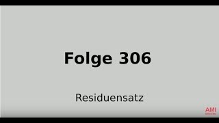 Residuensatz, Funktionentheorie (Folge 306)