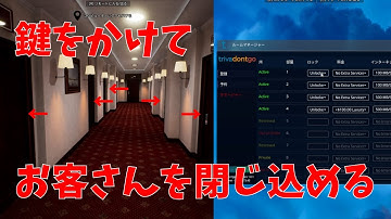 ハッキングでホテルの部屋のカギをすべてロックしてお客さんを閉じ込める - Anonymous Hacker Simulator