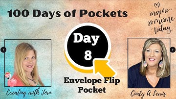 100 Days of Pockets DAY 8 Envelope Flip Pocket