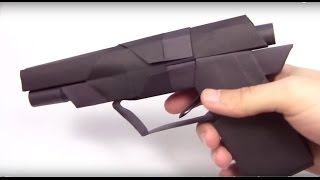 折り紙銃 折り紙銃の作り方 Youtube 折り紙銃 折り紙銃の作り方 Youtube