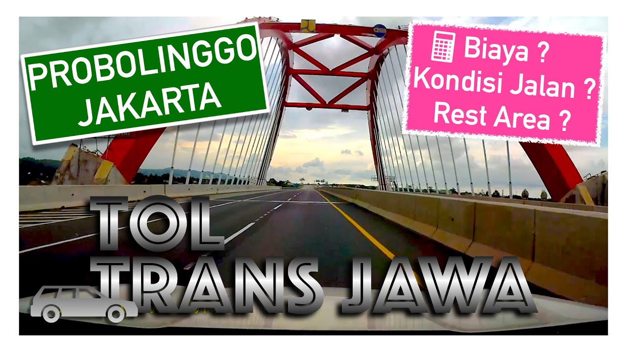 Tol Trans Jawa Probolinggo-Jakarta dalam 1 Jam 57  Menit I Full perjalanan