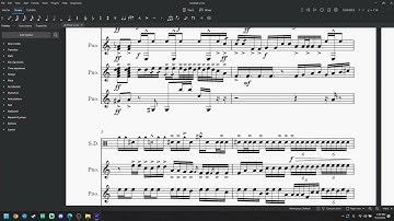 Musescore 4 Virtual Drumline Proof of Concept