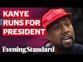 Kanye West announces he is challenging Donald Trump for US president