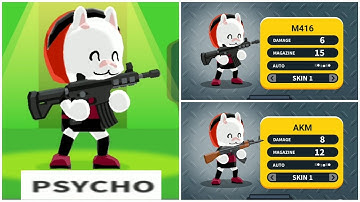 JOHNNY TRIGGER ALL LEVELS 450 GAMEPLAY | PSYCHO CHARACTER UNLOCKED | NEW AUTOMATIC GUNS UNLOCKED |