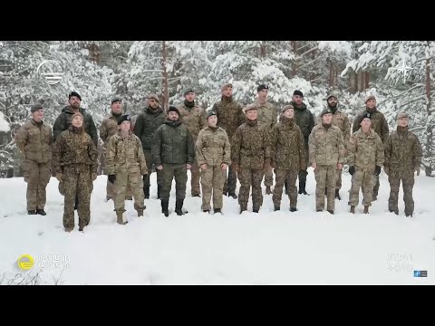 ვიდეო საჩუქარი, რომელიც ნატოს ჯარისკაცებმა უკრაინას გაუგზავნეს