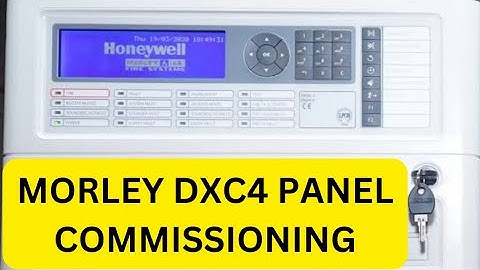 MORLEY DXC4 PANEL LOOP CONFIGURATION|| #honeywell #firealarm #alarmsystem ||DXC2 PANEL CONFIGURATION