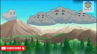 dav rhymes clouds// english poem// poem for kids// poem for class nursery and KG