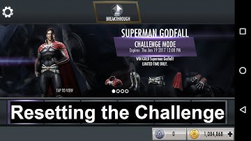 PATCHED** Injustice Mobile Android (glitch): How to reset the Current Character Challenge