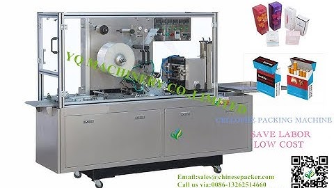 Three dimensional transparent film packaging machine BOPP film wrapper equipment