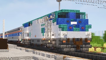 Minecraft Amtrak P42DC Train Tutorial V.3