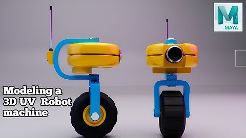 Modeling A 3D Robot Machine Using Autodesk Maya 2022 | Autodesk Maya tutorials for beginners
