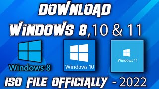 download windows 8, 10, 11 iso file officially in 2022 -  all windows iso file from microsoft