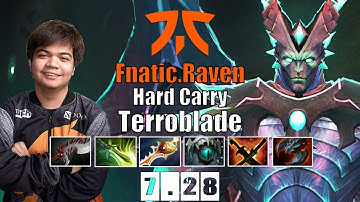 Terrorblade | Fnatic.Raven | Hard Carry Terrorblade | 7.28 Gameplay Highlights