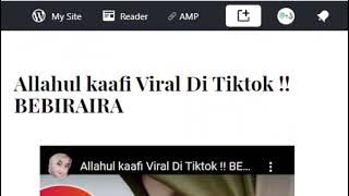 Allahul kaafi Viral Di Tiktok !! BEBIRAIRA IslamiArabia