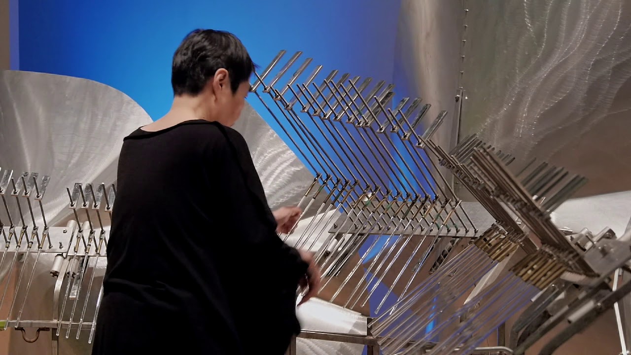 Sachiko Nagata plays Baschet Sound Sculpture “TAKAGI PHONE“ - YouTube