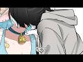 【百合】配信中にマネージャーにキスされる色想かな【手描き切り抜き / マネかな】