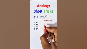 Reasoning | Number Analogy Short Trick | Series Short Trick |