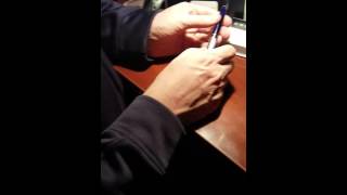 Cross Pens - Checking that the refill is tight