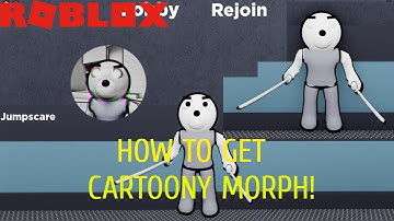 How to get "Virtual Entertainment (Cartoon) badge + Cartoon morph in Roblox Accurate Piggy Roleplay!