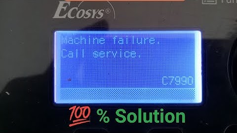 Kyocera Ecosys M2540dn & M2040dn Printer Error Code-C7990 Machine Failure Call Service 💯 Solution.