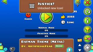 Unlocking Batman icon in geometry dash screenshot 4