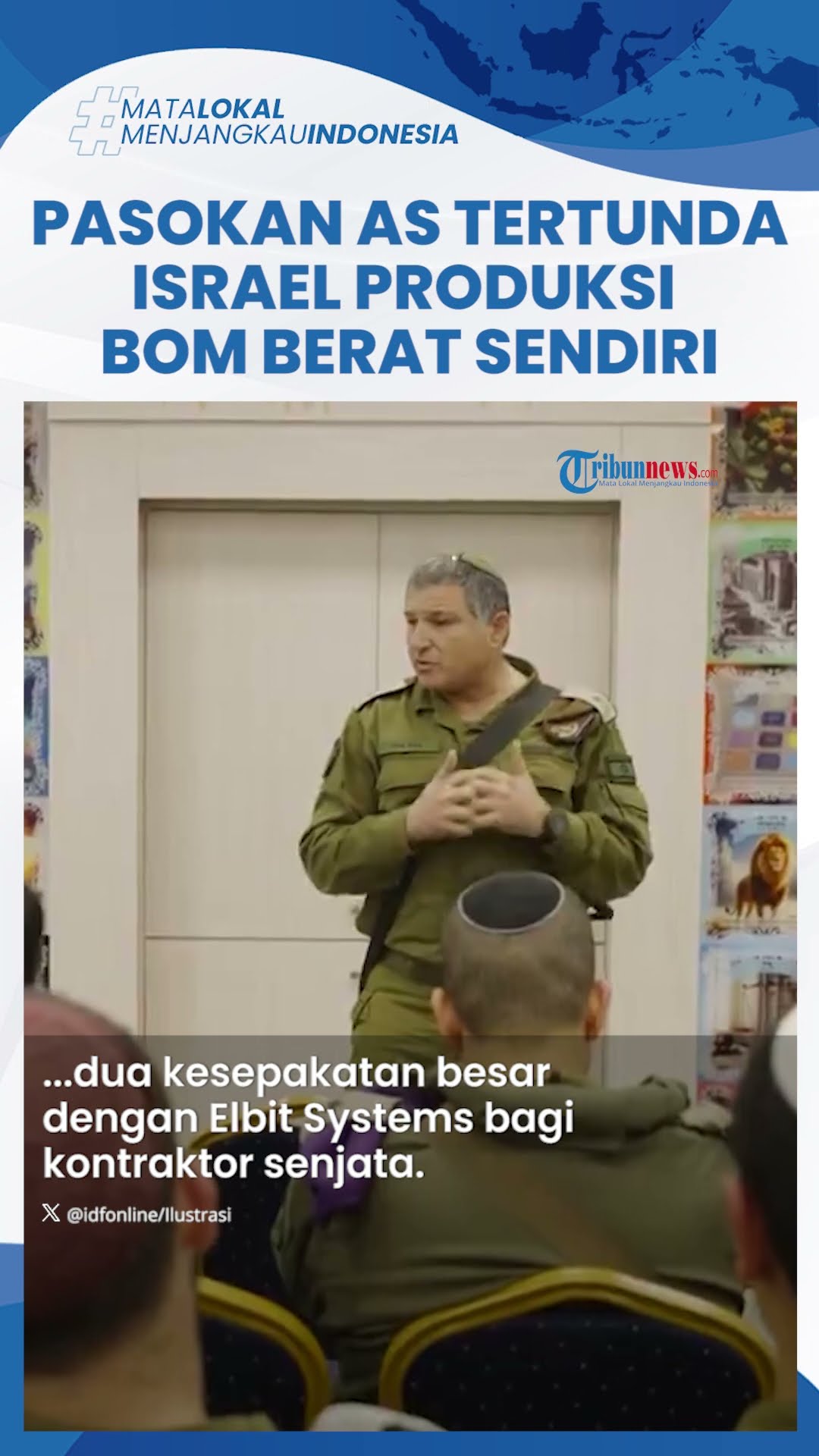 Kurangi Ketergantungan ke AS, Perusahaan Israel Produksi Bom Berat Sendiri demi Lancarkan Perang