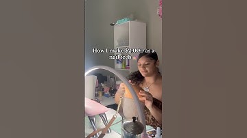 How I make $2,000 as a nail tech 🥰 #nailsnailsnails #nailtech