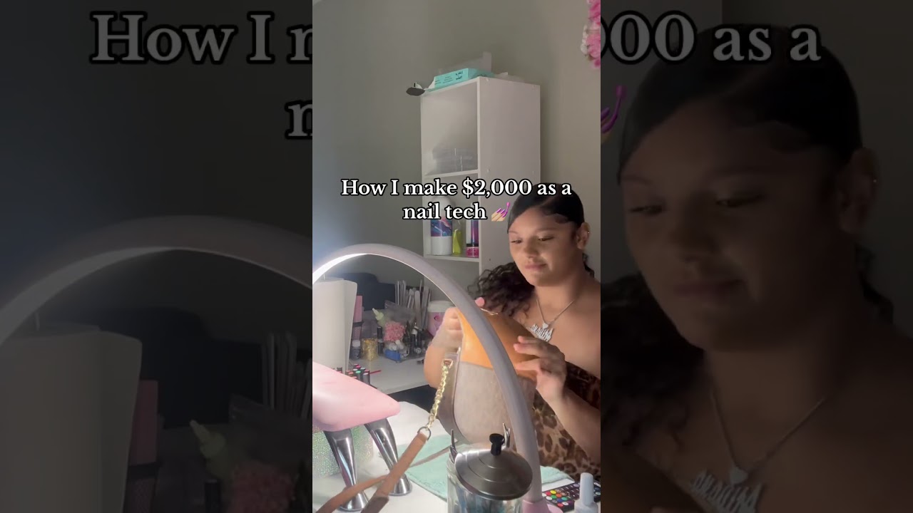How I make $2,000 as a nail tech 🥰 #nailsnailsnails #nailtech