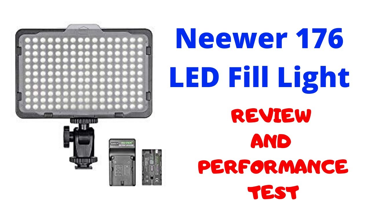 Neewer LED Photo/Video Fill Light Review and Test - YouTube