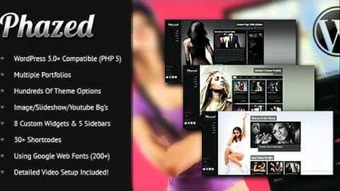 Phazed Creative Portfolio WordPress Theme