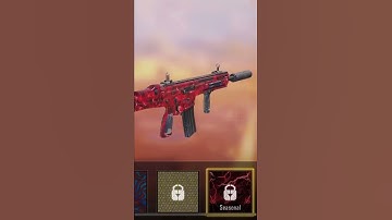 CODM new red ￼lightning camo looks amazing 🤩 like and subscribe for more 📡