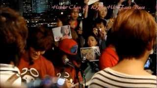 Credit as tagged. Running man singing mission filming at TST, Hong ...
