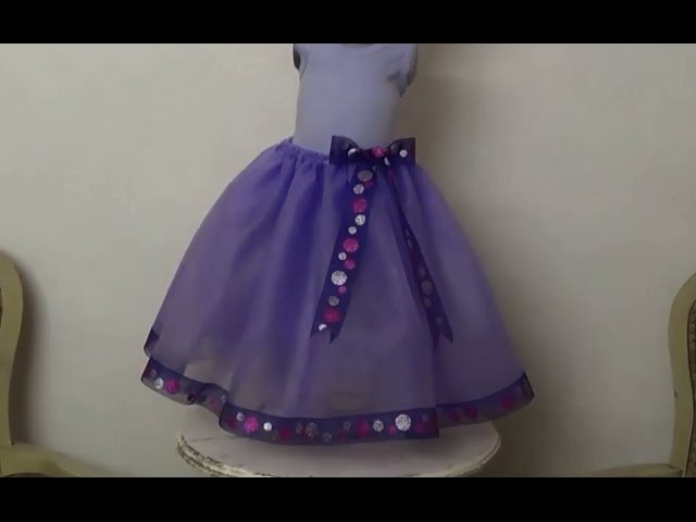 Falda Plisada. DIY Alta Costura para niños. Clase # 59 -