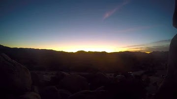 Sunset in Joshua Tree National Park