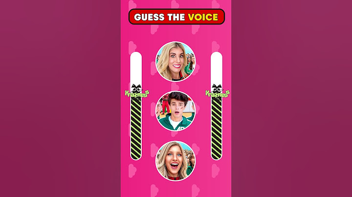 Guess who's singing?🎵🎤Rebecca Zamolo, Brent Rivera, Brianna, Squid Game