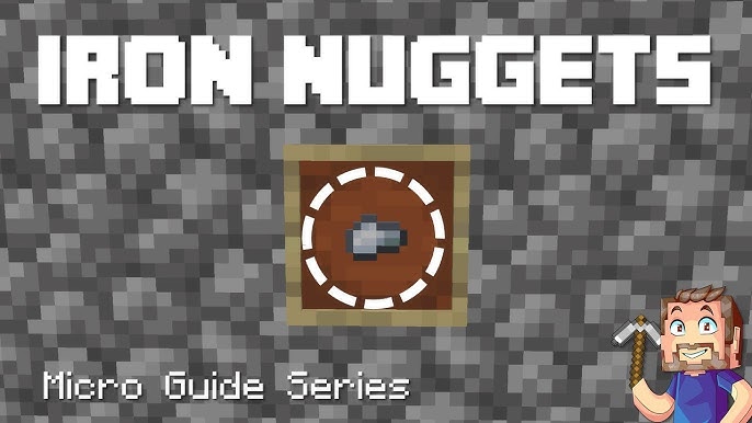 How to Craft Iron Nuggets in Minecraft Survival (Recipe Tutorial) 