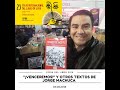 FIL 2018: publicaciones de Jorge Machuca Vílchez en stand 6 de LIBRERÍA CONTRACULTURA