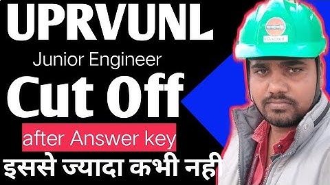 UPRVUNL JE cut off after answer key||uprvunl je cut off 2021||uprvunl cut off 2021||uprvunl JE