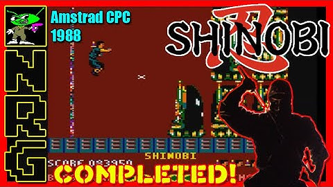 NRG: Complete Playthrough - Shinobi [Amstrad CPC]